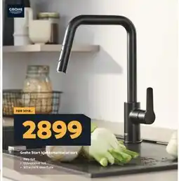 Megaflis Grohe Start kjøkkenarmatur sort tilbud
