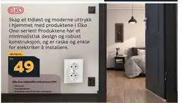 Megaflis Elko One rehabstikk renhvit/sort IP21 tilbud