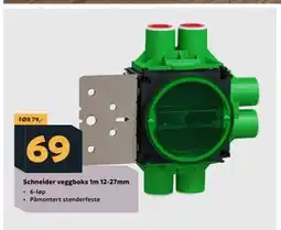 Megaflis Schneider veggboks 1m 12-27mm tilbud