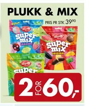 Sparkjøp PLUKK & MIX tilbud