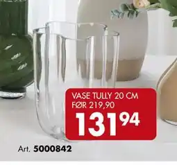 Sparkjøp VASE TULLY 20 CM tilbud