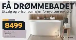 Megaflis Celeste Treviso badekar tilbud
