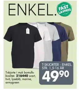Sparkjøp T-SKJORTER - ENKEL tilbud