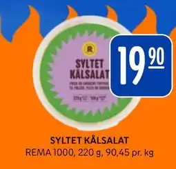 Rema 1000 SYLTET KÅLSALAT tilbud