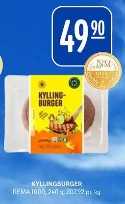 Rema 1000 KYLLINGBURGER tilbud