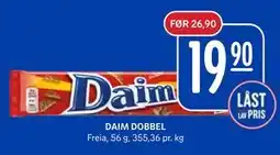 Rema 1000 DAIM DOBBEL tilbud