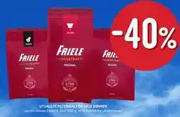 Rema 1000 UTVALGTE FILTERMALT OG HELE BØNNER tilbud