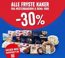Rema 1000 Alle fryste kaker tilbud