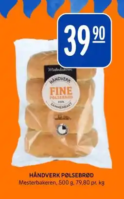 Rema 1000 HÅNDVERK PØLSEBRØD tilbud