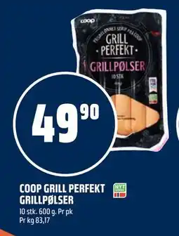 Coop Obs COOP GRILL PERFEKT GRILLPØLSER tilbud