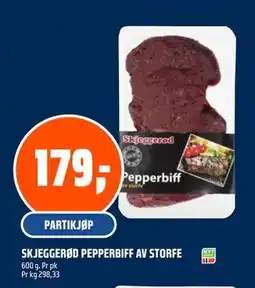 Coop Obs SKJEGGERØD PEPPERBIFF AV STORFE tilbud