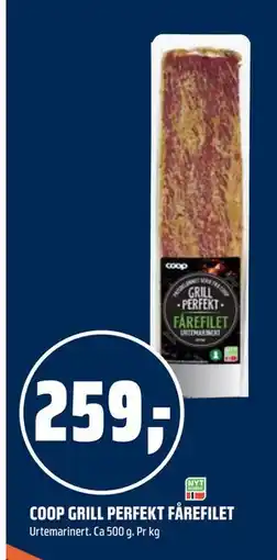 Coop Obs COOP GRILL PERFEKT FÅREFILET tilbud