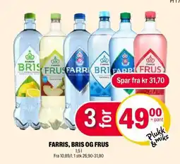 Coop Extra FARRIS, BRIS OG FRUS tilbud