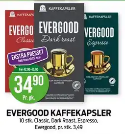 Kiwi EVERGOOD KAFFEKAPSLER tilbud