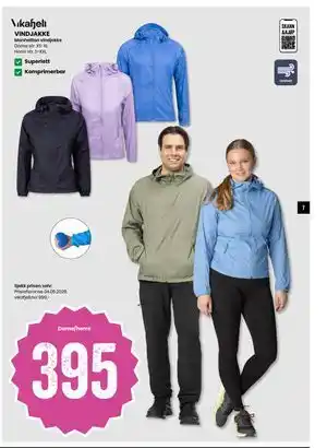 Sport Outlet VINDJAKKE tilbud