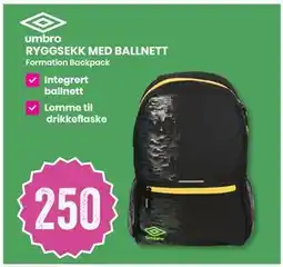 Sport Outlet RYGGSEKK MED BALLNETT tilbud