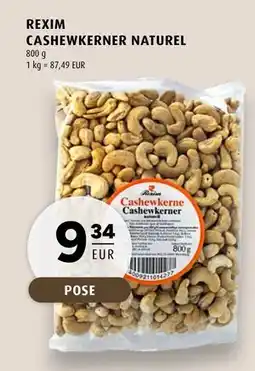 Scandinavian Park REXIM CASHEWKERNER NATUREL, EUR 9.34 tilbud