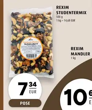 Scandinavian Park REXIM STUDENTERMIX, EUR 7.34 tilbud