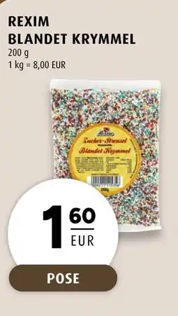 Scandinavian Park REXIM BLANDET KRYMMEL, EUR 1.6 tilbud