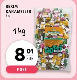 Scandinavian Park REXIM KARAMELLER, EUR 8.01 tilbud
