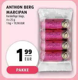 Scandinavian Park ANTHON BERG MARCIPAN, EUR 1.99 tilbud