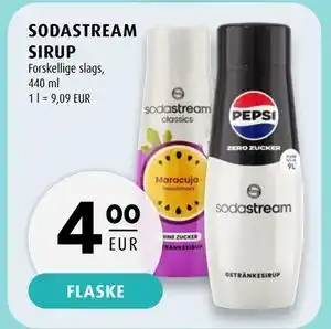 Scandinavian Park SODASTREAM SIRUP, EUR 4 tilbud