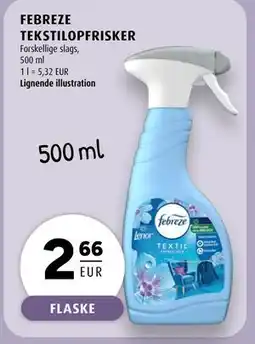 Scandinavian Park FEBREZE TEKSTILOPFRISKER, EUR 2.66 tilbud