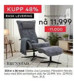 Skeidar Delta Jive Lenestol tilbud