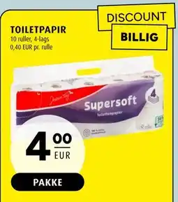 Scandinavian Park TOILETPAPIR, EUR 4 tilbud
