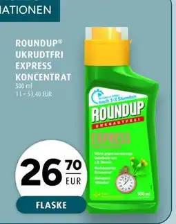 Scandinavian Park ROUNDUP UKRUDTFRI EXPRESS KONCENTRAT, EUR 26.7 tilbud