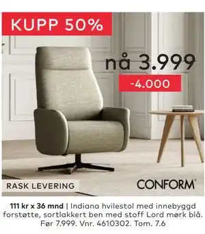 Indiana hvilestol