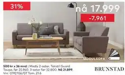 Skeidar Medly 2-seter tilbud