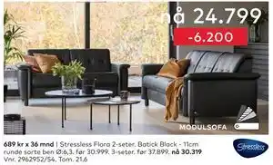 Skeidar Stressless Flora tilbud