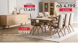 Skeidar Woodcraft spisebord tilbud