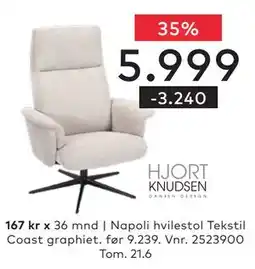 Skeidar Napoli hvilestol tilbud