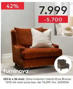 Skeidar Dina hvilestol tilbud