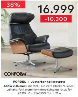 Skeidar Air stol tilbud