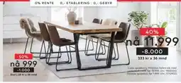 Skeidar Calia spisebord tilbud