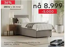 Skeidar Premium 10 oppbevaringsseng tilbud