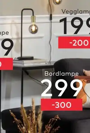 Skeidar Bordlampe tilbud