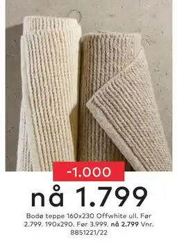 Skeidar Bodø teppe tilbud