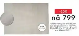 Skeidar Granada teppe tilbud