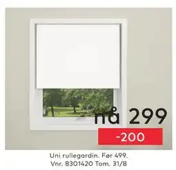 Skeidar Uni rullegardin tilbud