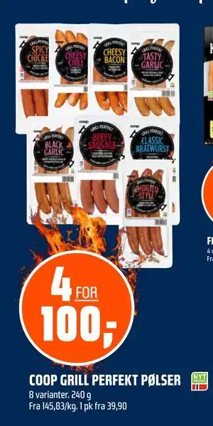 COOP GRILL PERFEKT PØLSER