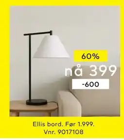 Skeidar Ellis bord tilbud