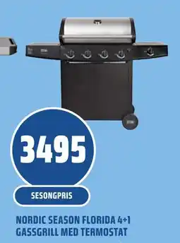 Coop Obs NORDIC SEASON FLORIDA 4+1 GASSGRILL MED TERMOSTAT tilbud
