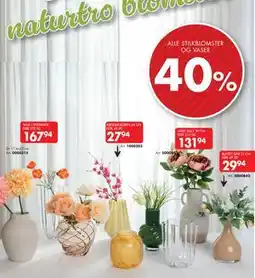 Sparkjøp ALLE STILKBLOMSTER OG VASER tilbud