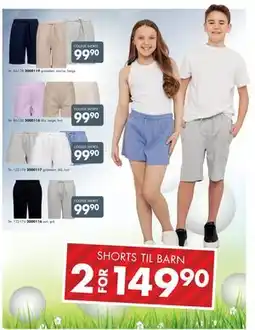 Sparkjøp SHORTS TIL BARN tilbud