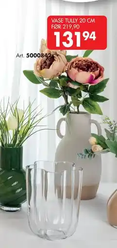 Sparkjøp VASE TULLY 20 CM tilbud