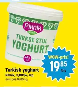 Eurocash Turkisk yoghurt tilbud